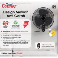 Cosmos Kipas Dinding Wall Fan 16-WFGR / 16WFGR 16 Inch + Remote