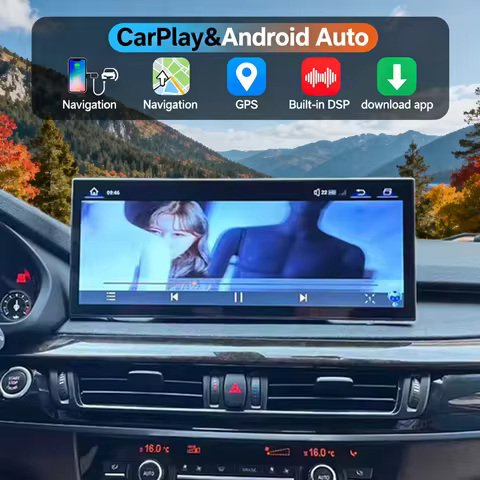 Android 13 15.8 inch For BMW X5 X6 F15 F16 2014 - 2019 Wireless CarPlay Car Radio Android Auto GPS S