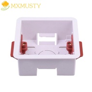 MXMUSTY Gypsum Board Lining Box, Junction Box White Wall Socket Cassette, Safe 35/46mm Depth Embedde