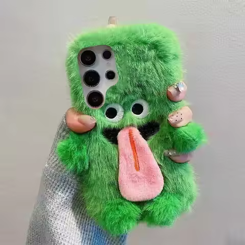 Plush Funny 3D Magnetic Tongue Out Cases For Huawei Y9 Y7 Mate20 Honor 400 200 90 50 X9C X8C X7C X6C