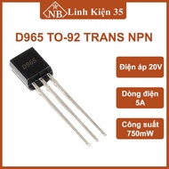 Transistor D965 TO-92 NPN 5A 20V