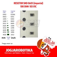 10K OHM 103 01C SMD 0603 RESISTOR