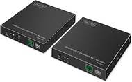 DIGITUS HDMI Fiber IP Extender Set - UHD 4k 60Hz - HDMI 2.0 - Range MM 300m and SM 40km - Transmitte