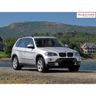 BMW X5 (E70) 2007-2013 Injection With Stainless Steel Door Visor / Window Vent Visor Deflectors (REA