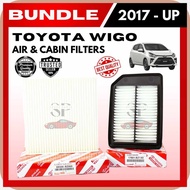 BUNDLE$BU +I(AIR.qs &]JC CABIN]g FILTERS]N for]s TOYOTA]Y WIGO (2017-UP) (88568-BZ060/17801-BZ