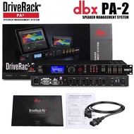 DBX DriveRack PA2โปรเซสเซอร์เสียงมืออาชีพอินพุต2/36เอาต์พุตโปรเซสเซอร์เสียงการควบคุมโปรแกรม