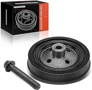 Frankberg Belt Pulley Crankshaft with Screw Diesel Compatible with Fiesta IV JA JB 1.8L 2000-2001 Fo