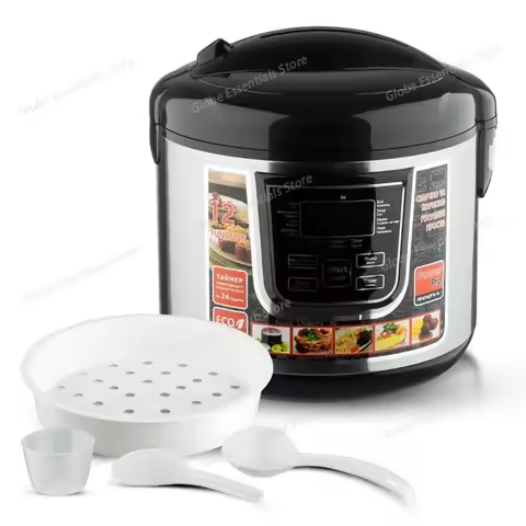 Portable Car Rice Cooker 6L Electric Truck Multi-Cooker Soup Porridge Cooking Food Steamer Electric 