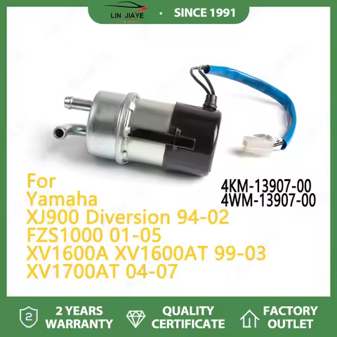 8mm Pipe Fuel Pump For Yamaha XJ900 Diversion FZR1000 FZS1000 FAZER 1000 FZX750 FZX700 XV1600 XV1700