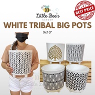 Tribal BIG Stylish Classy Printed Pots 【Little Bee's Garden】