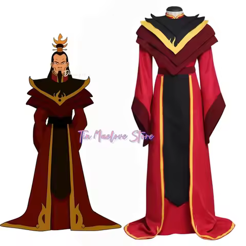 Avatar The Last Airbender Fire Nation Prince Zuko Azula Cosplay Costume Full Set Halloween Fancy Par