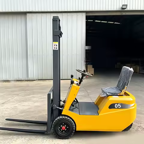 Customized 1.2Ton Three Point Electric Forklift Mini 3 Wheel Forklift Pallet Jack For Warehouse Work