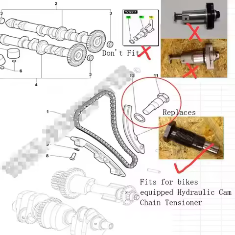 Manual Timing Cam Chain Tensioner Adjuster For MV AGUSTA 675 800 F3 / Brutale/ Rivale/ Stradale/ Tur