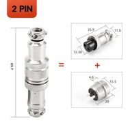 GX16 ผู้-เมีย Plug Socket Connector คอนเน็คเตอร์  ตัวต่อสาย 16mm มี 2PIN - 10PINn (GX16)