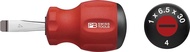 PB SWISS TOOLS 8135.6-30 Swiss Grip, Starby Slotted Screwdriver, Blade Thickness: 0.06 x 0.4 inches (10 mm), Total Length: 3.3 inches (85 mm)