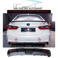 HONDA CITY FACELIFT 2023 REAR RS DIFFUSER/RS DIFFUSER/ REAR BUMPER RS DIFFUSER