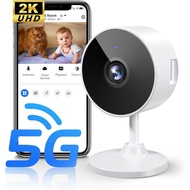 [5G & 2.4G] 2K Indoor Security Cameras for Home Security, AI Voice Change for 2-Way Talk, Motion Det
