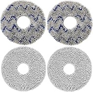 Pack of 4 Wipes Accessories for Ecovacs Deebot X2 Omni, X2 Combo, T30 Pro Omni, T20 Omni, T20, T20 M