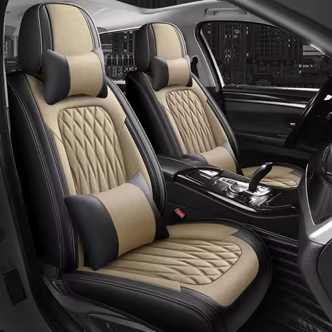 1 PCS Universal PU Leather Car Seat Covers For 주니퍼 jaecoo j7 테슬라 juniper mg hs 2025 geely ex5 Auto I