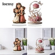 Ioensy 2D Acrylic Ornament Collection 2D Flat Sign Art DIY Gift Tabletop Ornament