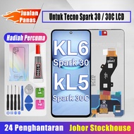 Original Skrin Untuk Tecno Spark 30 / 30C LCD