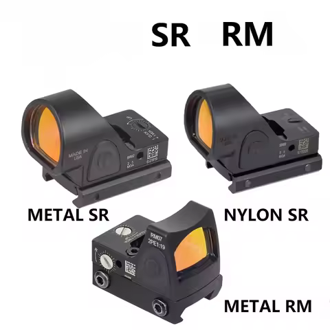 SR RM Mini Red Dot Sight Collimator Riflescopes For Glock 17 Rear Sight Mount Hunting Optics Hologra