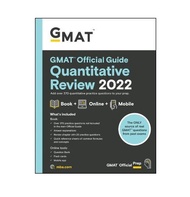 GMAT Official Guide Quantitative Review 2022 : Book + Online Question Bank (เล่มจริง ของแท้ พร้อมส่ง