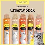 WARM FOR PET Creamy Stick (16g) Cat Food Wet Treat Premium (Wet / Snacks / Supplements/ Cat Stick)