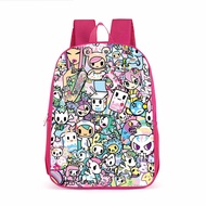 Tokidoki School Bag Lightweight Multifunctional Backpack Elementary and Middle School Students bwc