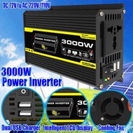 Car Inverter Universal 12V To AC 220V/110V 500W Green Work Light Modified