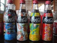 日本可口可樂夏威夷風復古紀念瓶組