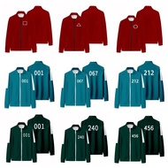 Season 2 Squid Game 456 Cosplay Costume Games Tracksuit Halloween Suit Unisex Disguise Horro Calamar