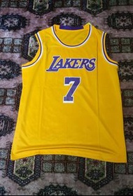NBA Los Angeles Lakers Rare 7 Carmelo Anthony Jersey Tank Top Vest 洛杉磯 湖人 7號 安東尼 籃球 背心 球衣 (2XL)