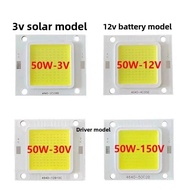 LED COB 50W Solar 3.2V 3.7V 5V 12V 1C108B  4C30B Lamp Beads Super Bright Battery Battery Solar Wick 