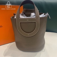 🌈Hermes🌟In the loop 23 Picotin🧡大象灰金扣🧡閑置全新🧡全套有票🌈intheloop🌟picotin23🌟 🌈Hermes🌟In the loop 23 Picotin🧡大