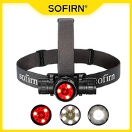 Sofirn HS21 Headlamp 2000lm EDC 18650 USB C Rechargeable Flashlight SFT40 Led Powerful Headlight IP6