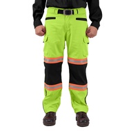 Engineer Workwear - Workpants Reflector High Visibility Ridge Series Green