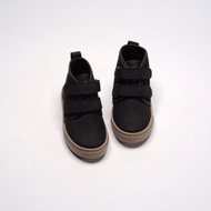 西班牙帆布鞋CIENTA 93883 201黑色 磨砂皮革 童鞋 魔鬼氈Chukka