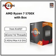 New boxed packaging AMD R7 5700X Zen 3 CPU Processor 8C16T  Up to 4.6 GHz AM4 Socket CPU 100-0000009