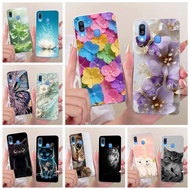 For Samsung Galaxy A40 Case SM-A405F New Flowers Butterfly Painted Cover Soft Silicone Case For Sams