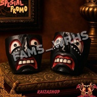 Mask Shell Ganongan Pakem Shell Ganongan Kruropeok Black Af 1