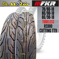 FKR TYRE TAYAR 18 RS900 Tubeless 70/80-18 80/80-18 80/90-18 RS900 (Cutting TT9)