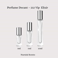 Decant Travel Spray – 212 Vip Elixir 3ml/5ml/10ml)