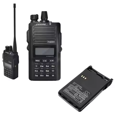 Two-Way Radio Battery LB-62L LB-38L for PUXING PX-888K PX-UV973 PX-777 PX-328 Midland CT200 CT400 CT