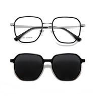 VIENDO Sunglasses Clip On Magnetic Myopia Glasses With Degree Men Women Shades Spectacle Frame Car D