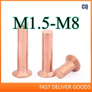 Copper countersunk head rivets GB869 percussion type flat head flat cone head solid rivets Copper d 