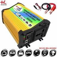 Bộ Chuyển Đổi Nguồn Điện Ô Tô 600W 12V Sang 110V 220V Điện Áp Năng Lượng Mặt Trời Inversor Biến Áp S