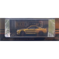 INNO skyline GTR R34 gold (top secret)