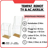 Acrylic TV and AC Remote Control Place for AC Remote Control and TV Remote Control