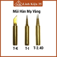 Bộ 3 mũi hàn 900M dành cho các loại trạm hàn hakko tay hàn tq936 ( loại đồng/ trắng/ mạ vàng)
